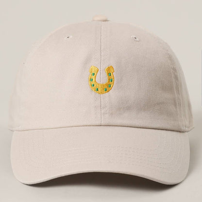 Mini Horseshoe Embroidery Baseball Cap
