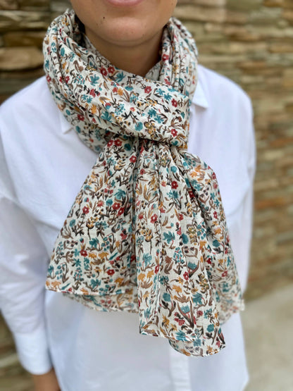 Liberty 100% Cotton Scarf Sarong - 8