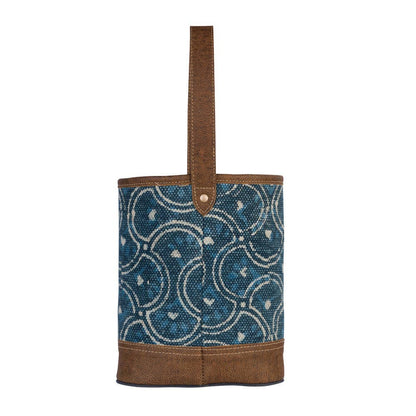 Cool Blue Wine Bag