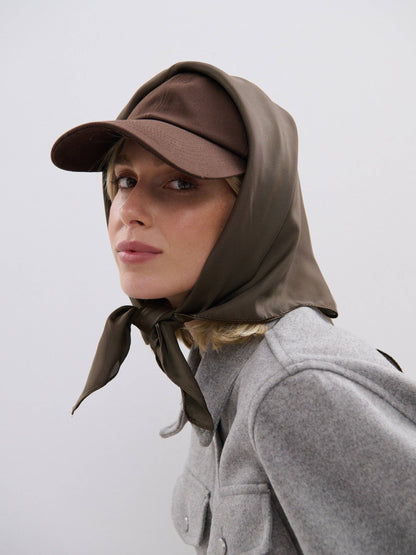 Mocha Plain Bandana