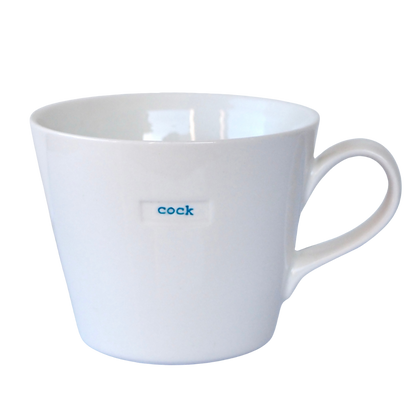 Cock - 350ml Porcelain Mug - Keith Brymer Jones