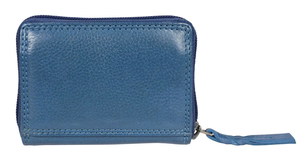 Modapelle LEATHER RFID CARD WALLET 5782