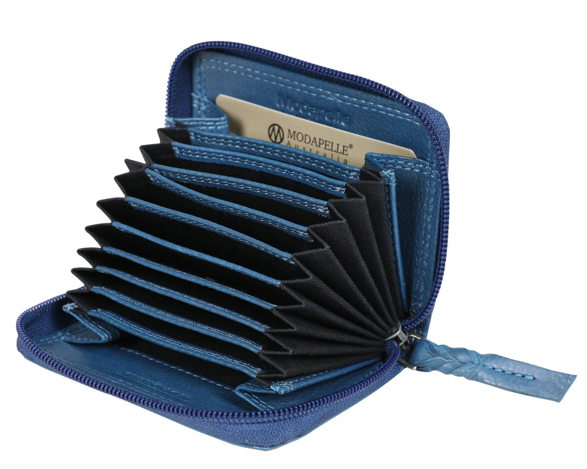 Modapelle LEATHER RFID CARD WALLET 5782