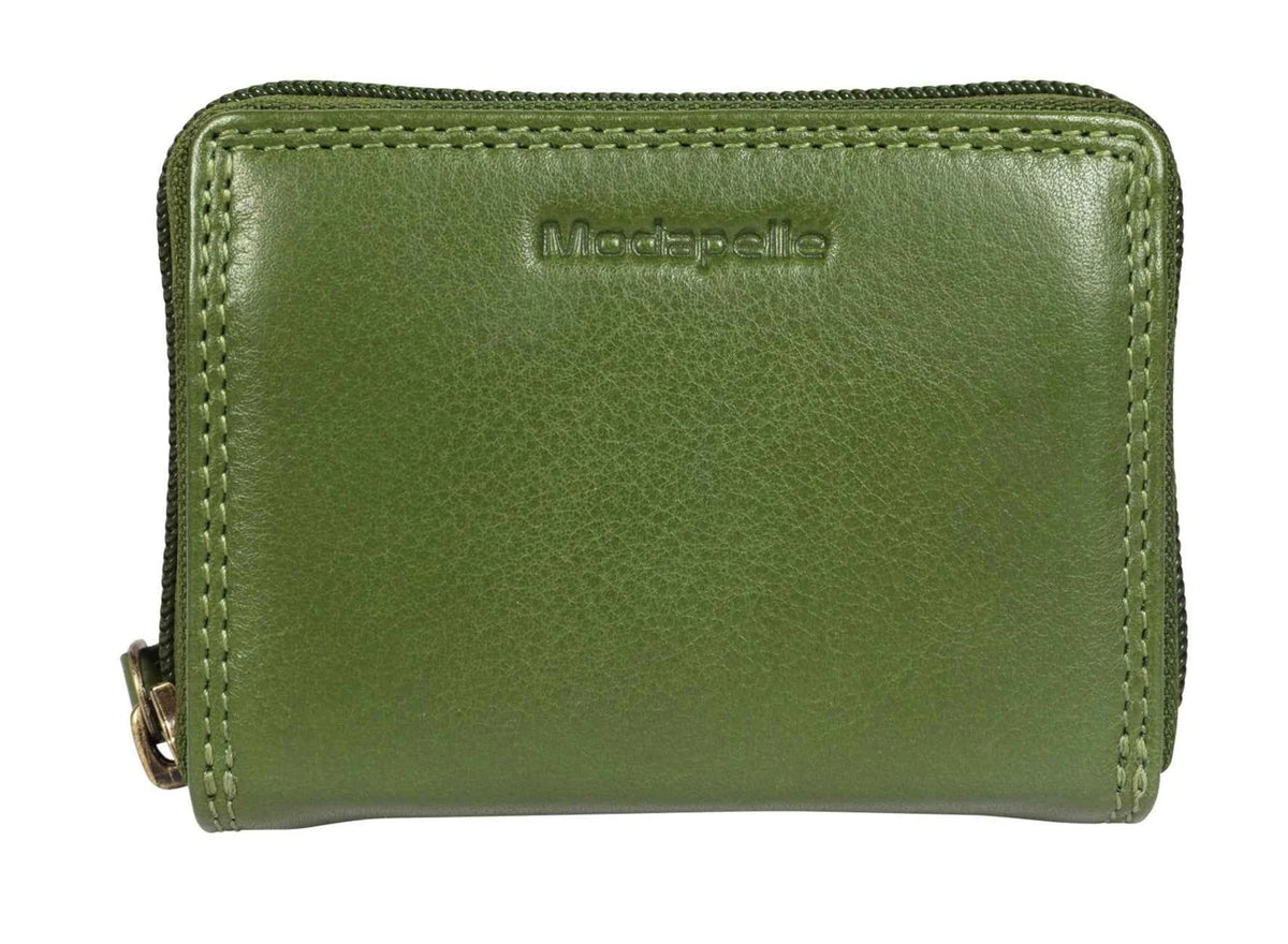 Modapelle LEATHER RFID CARD WALLET 5782