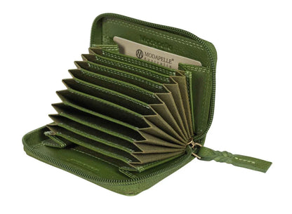 Modapelle LEATHER RFID CARD WALLET 5782