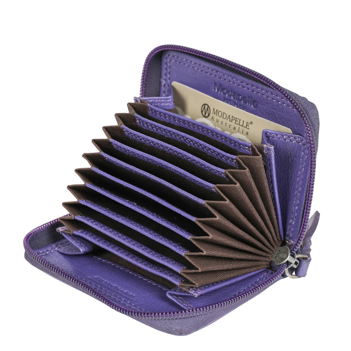 Modapelle LEATHER RFID CARD WALLET 5782