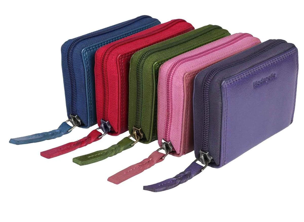 Modapelle LEATHER RFID CARD WALLET 5782