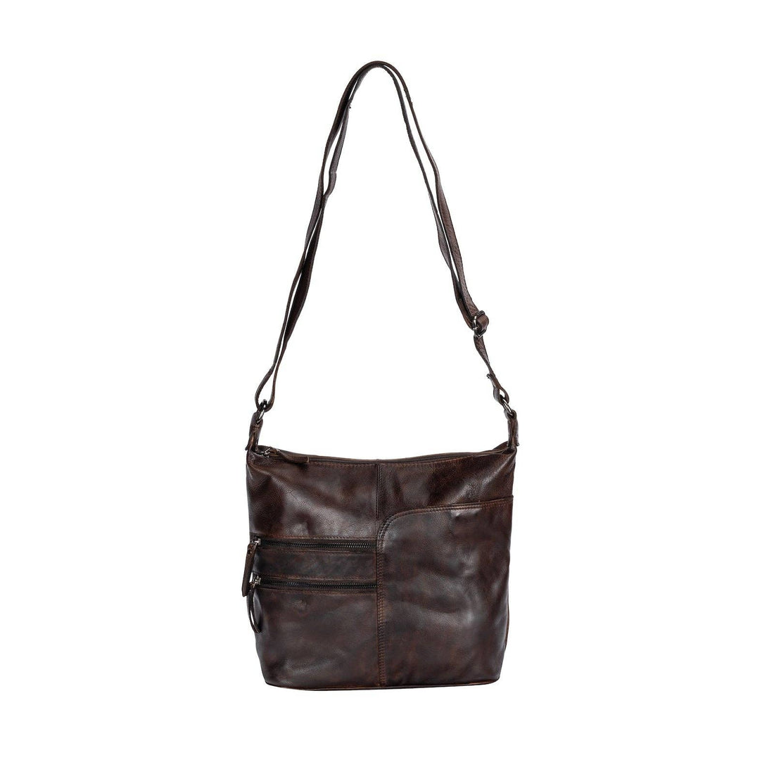 Leather Shoulder bag Bianca Brown GW6847BRN