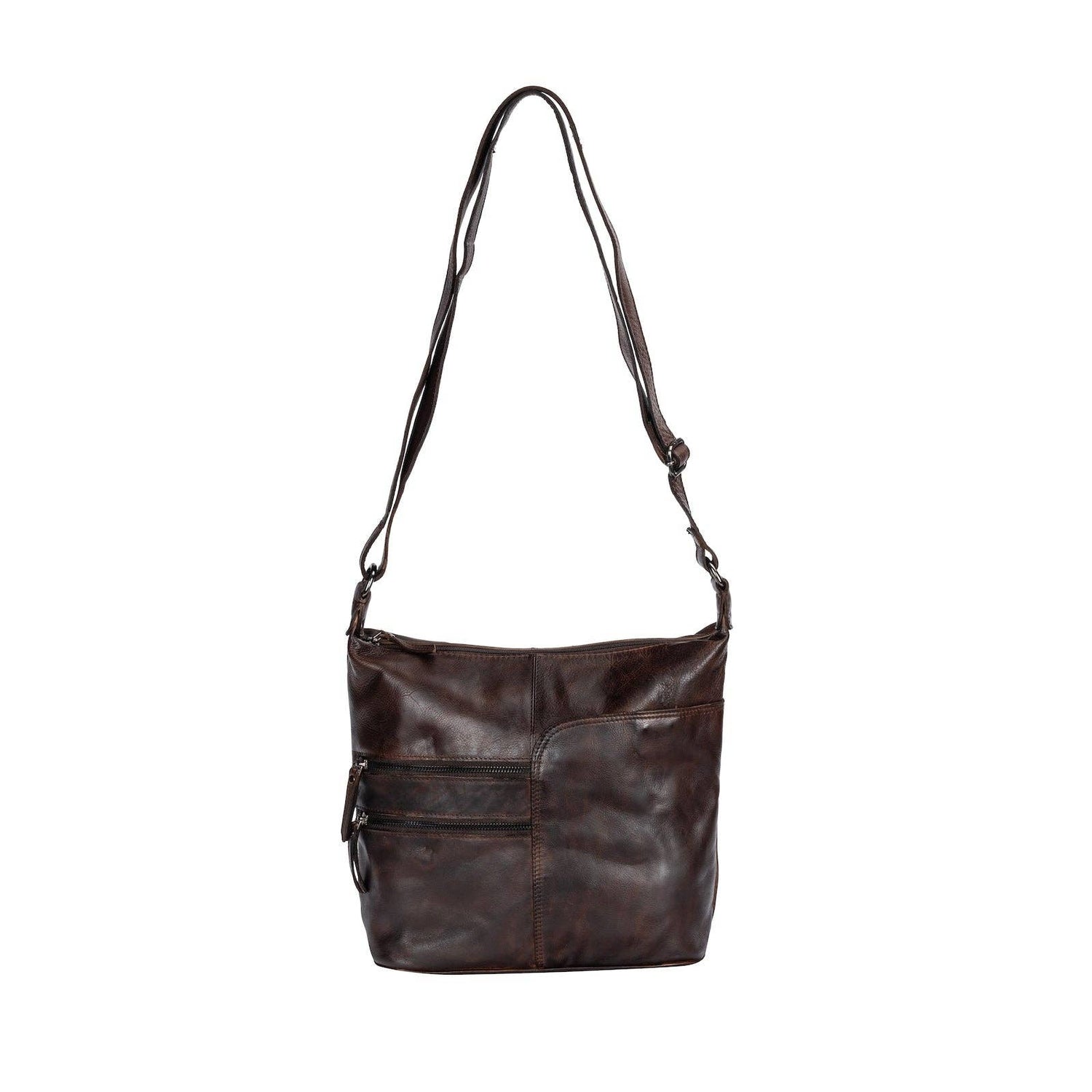 Leather Shoulder bag Bianca Brown GW6847BRN