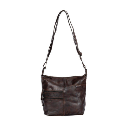 Leather Shoulder bag Bianca Brown GW6847BRN