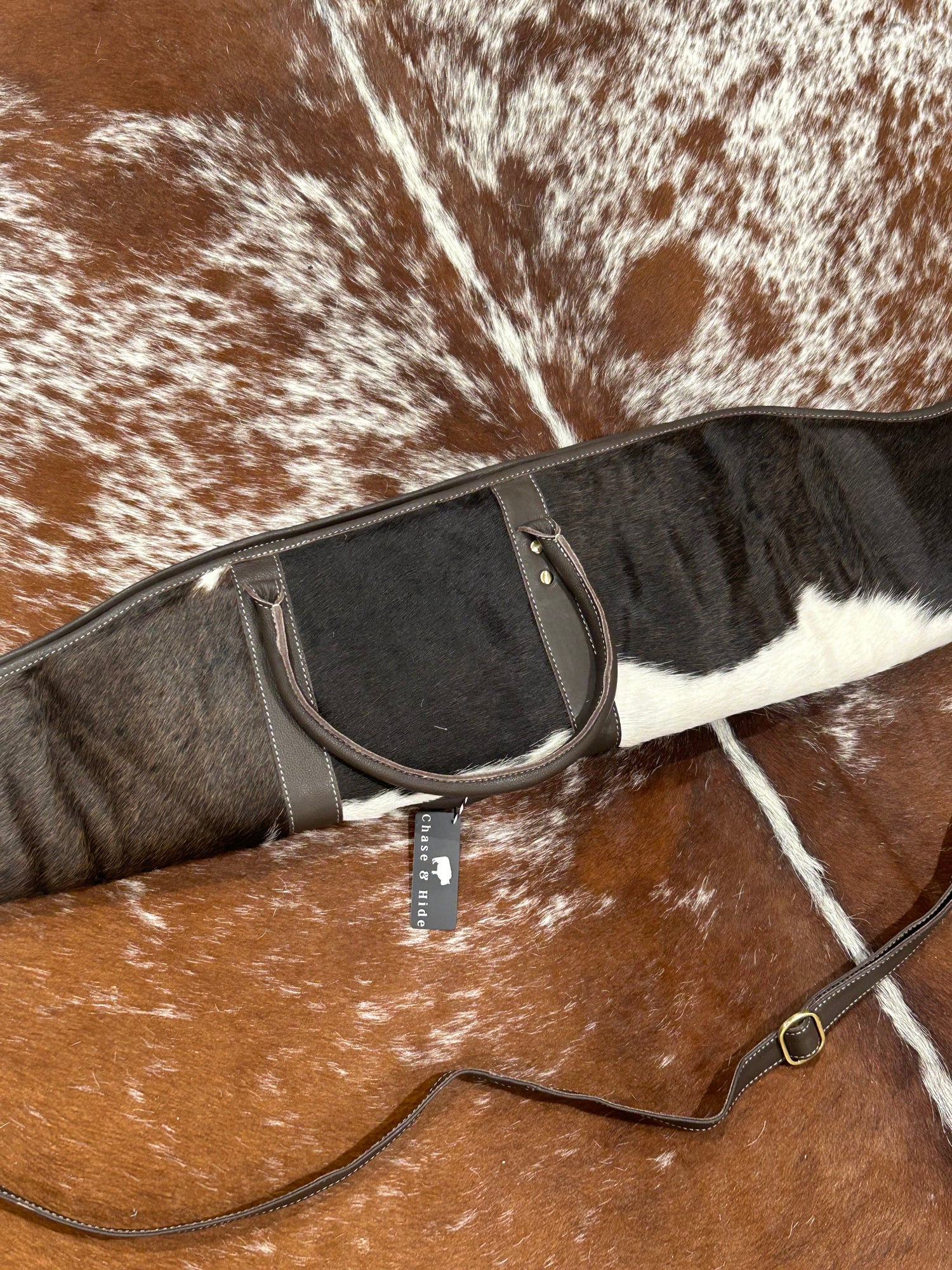 Rifle / Gun Case Cowhide and Tooling