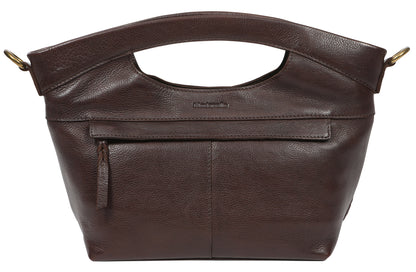 Weaved Leather Crossbody Handbag 