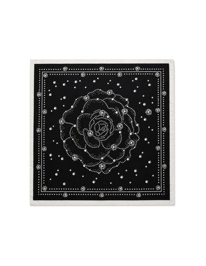Aster Patterned Head Scarf