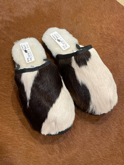 Cowhide Slippers
