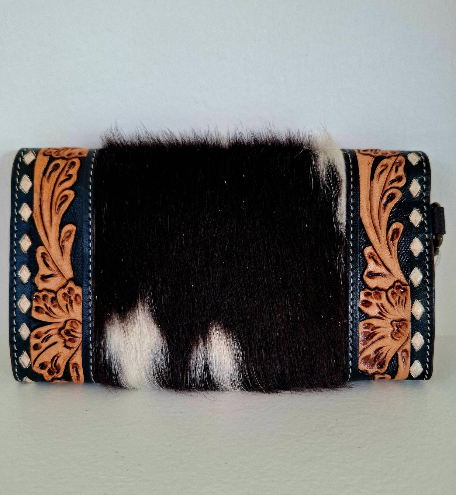 Genuine Cow Hide Clutch Purse