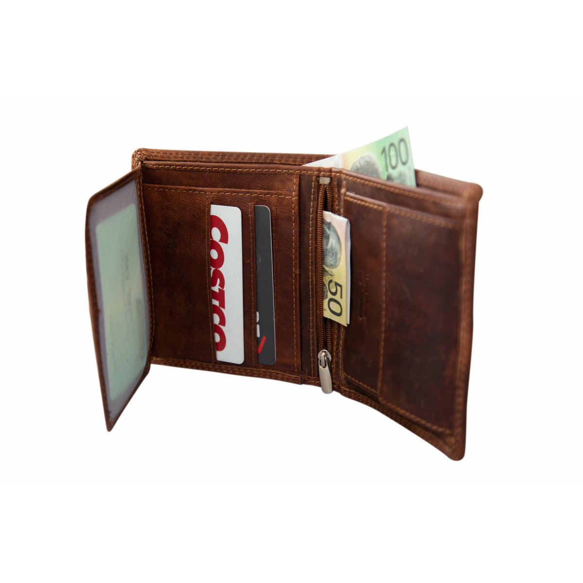 Leather Wallet Kingaroy - Sandal