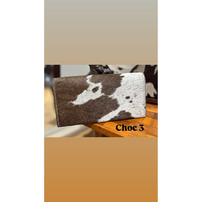 Hand Painted Tooling Leather Trifold Wallet – AW30