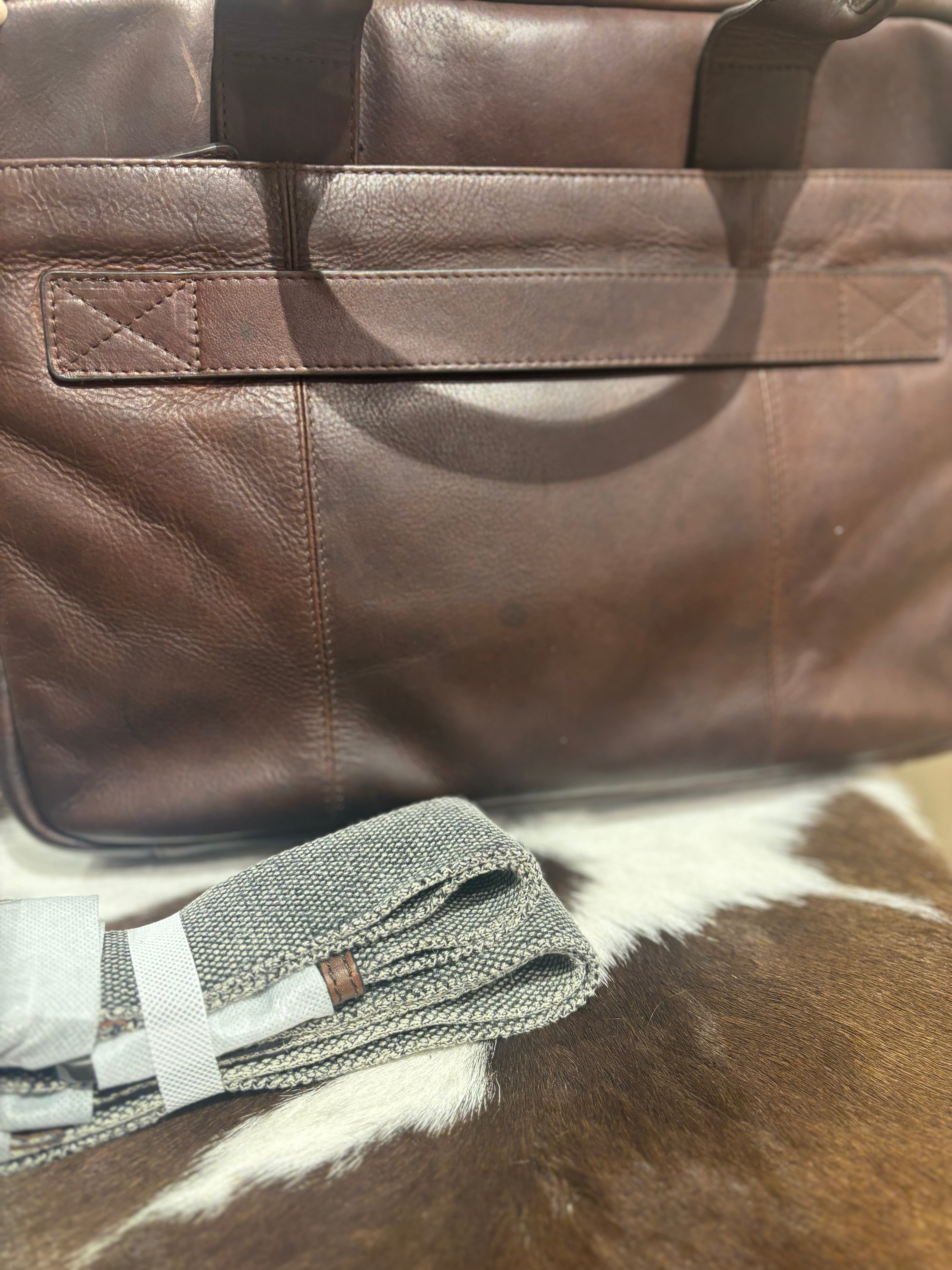 Men’s Brown Laptop Satchel 