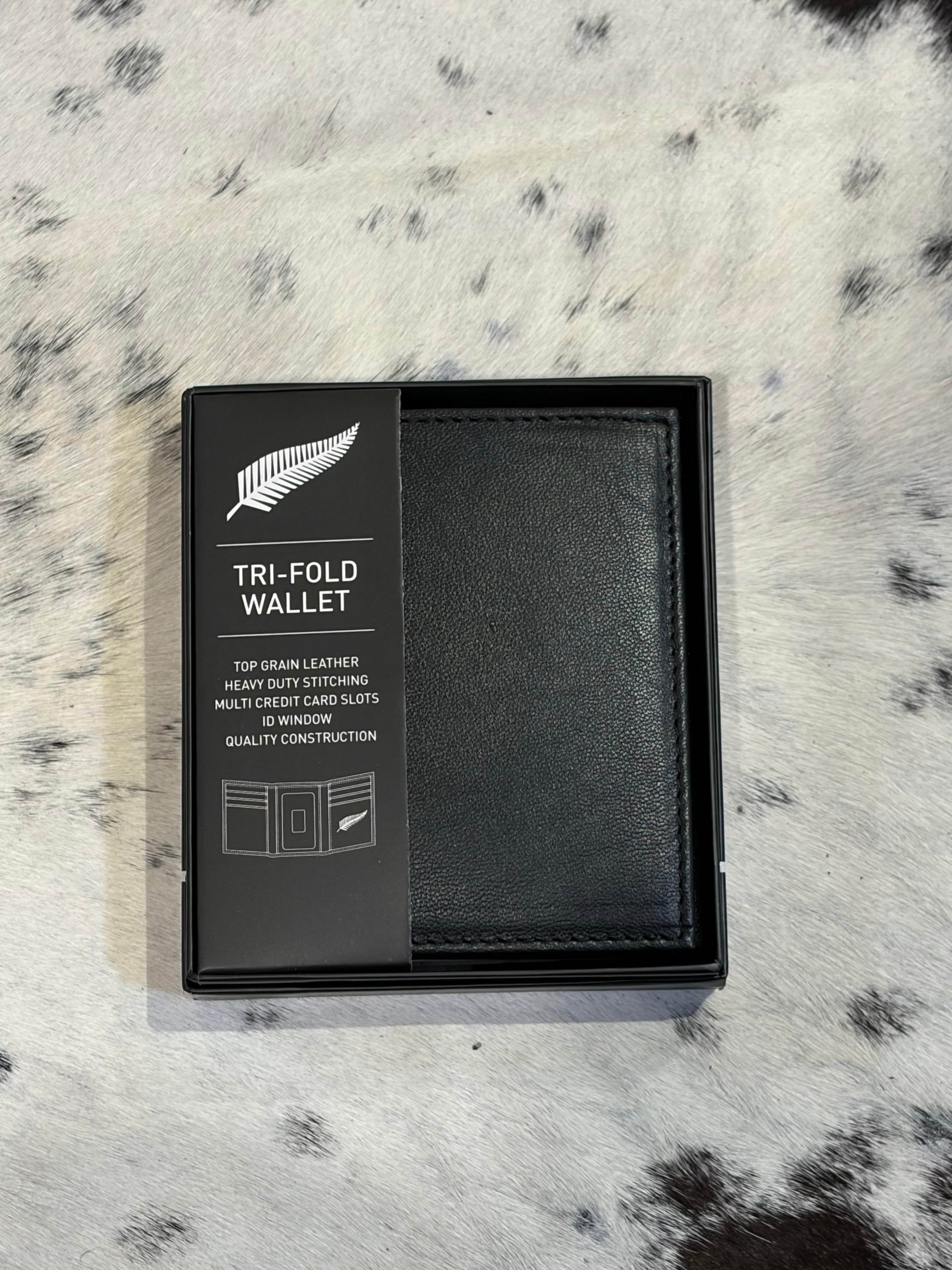 Tri-Fold Leather Wallet 