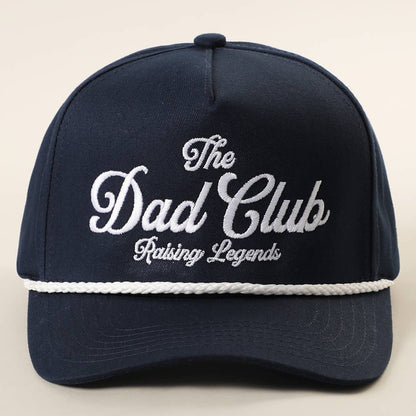 The Dad Club Raising Legends Embroidered Rope Trucker Hat