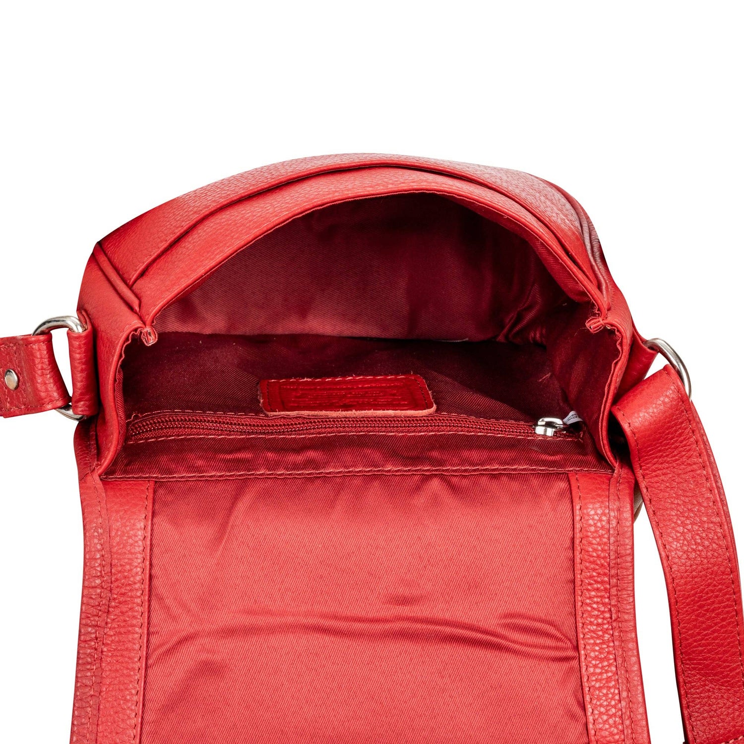 Wildera Leather “Lennon” Crossbody Bag – Full-Grain Leather Shoulder Bag