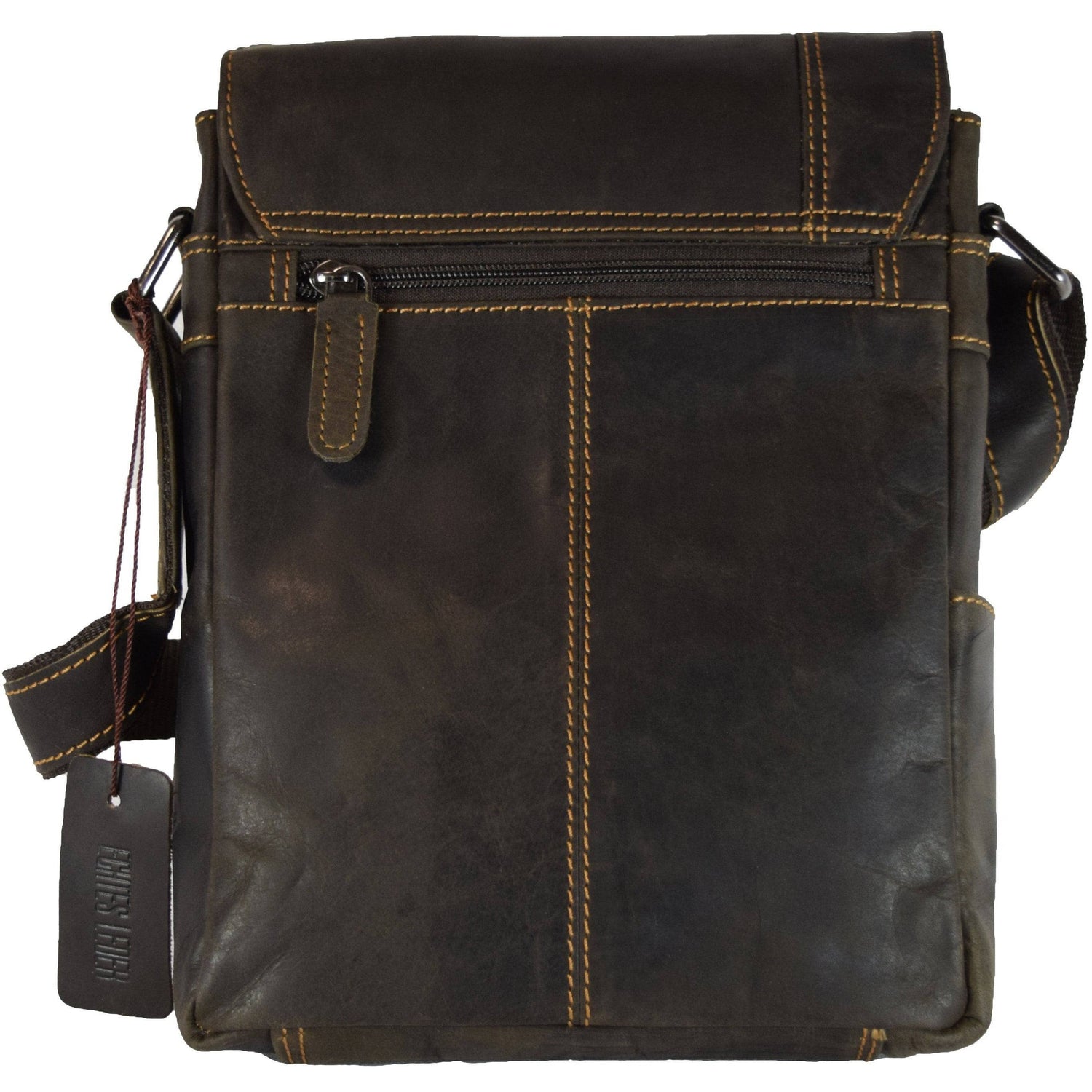 Leather Shoulder Crossbody Bag - 6307