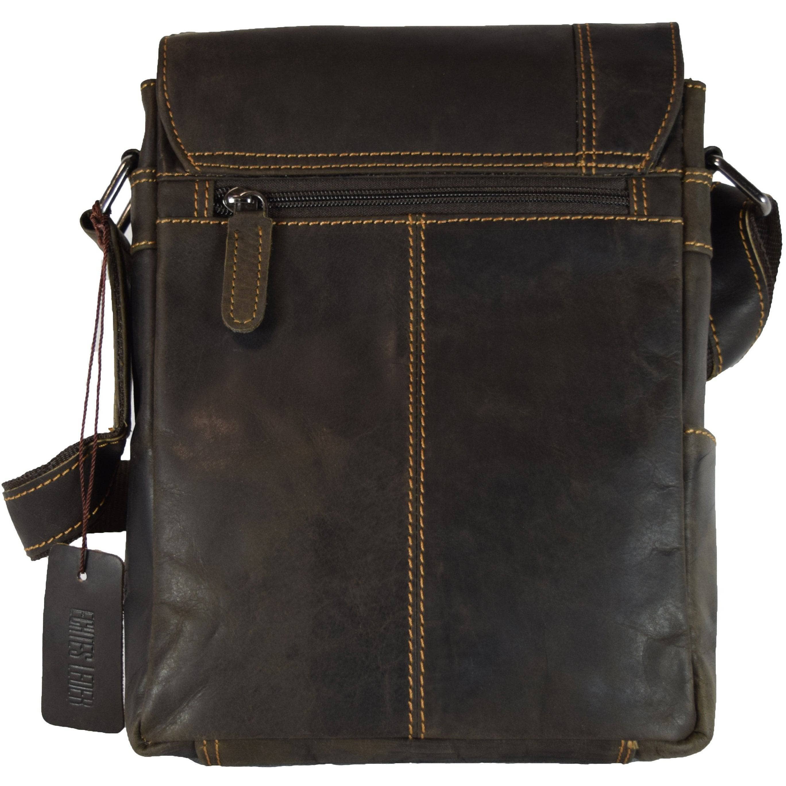 Leather Shoulder Crossbody Bag - 6307