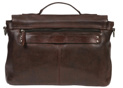 Leather Messenger Bag 