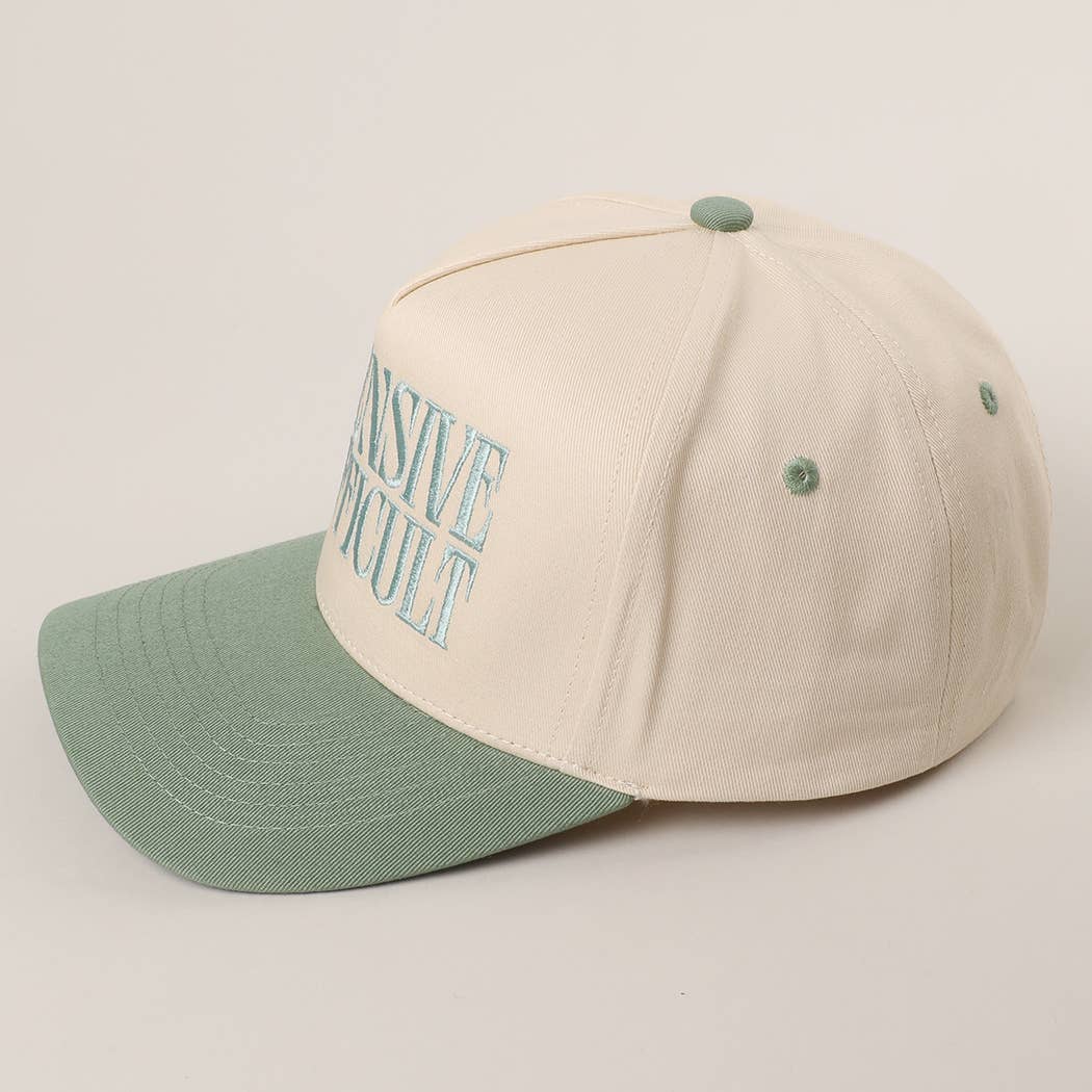 PINK EXPENSIVE and DIFFICULT Embroidered Trucker Hat