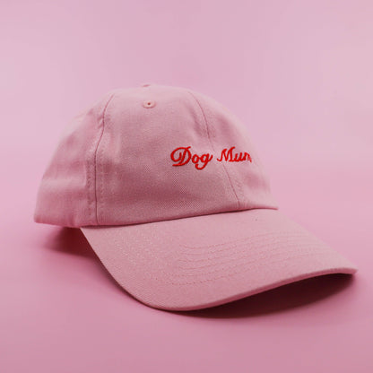 Pink Dog Mum Baseball Cap