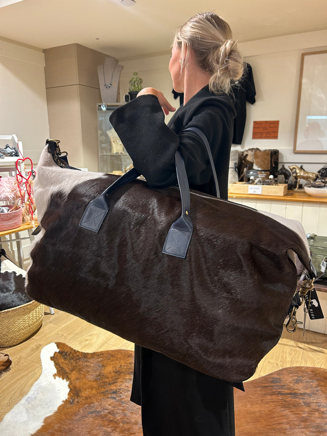 The Navy Vacay Overnight Bag 