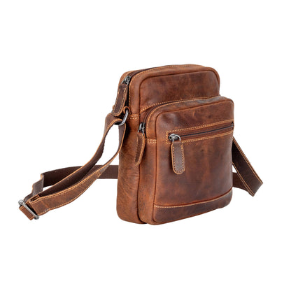 Greenwood Leather Dalton Vintage Messenger Bag