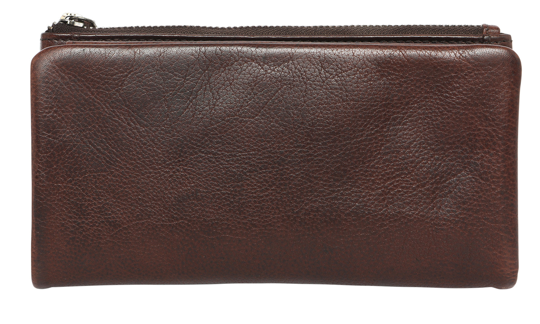 Ladies Leather Wallet 7633 Dark Brown