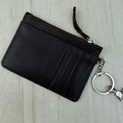 Tooling Leather and Cowhide Key/ Card Case – CA13