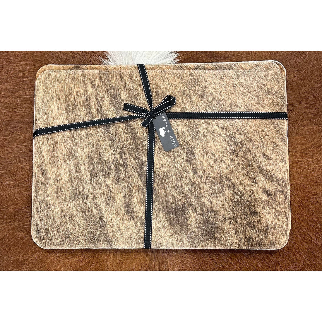 Brindle Cowhide placemats ( set of six) 