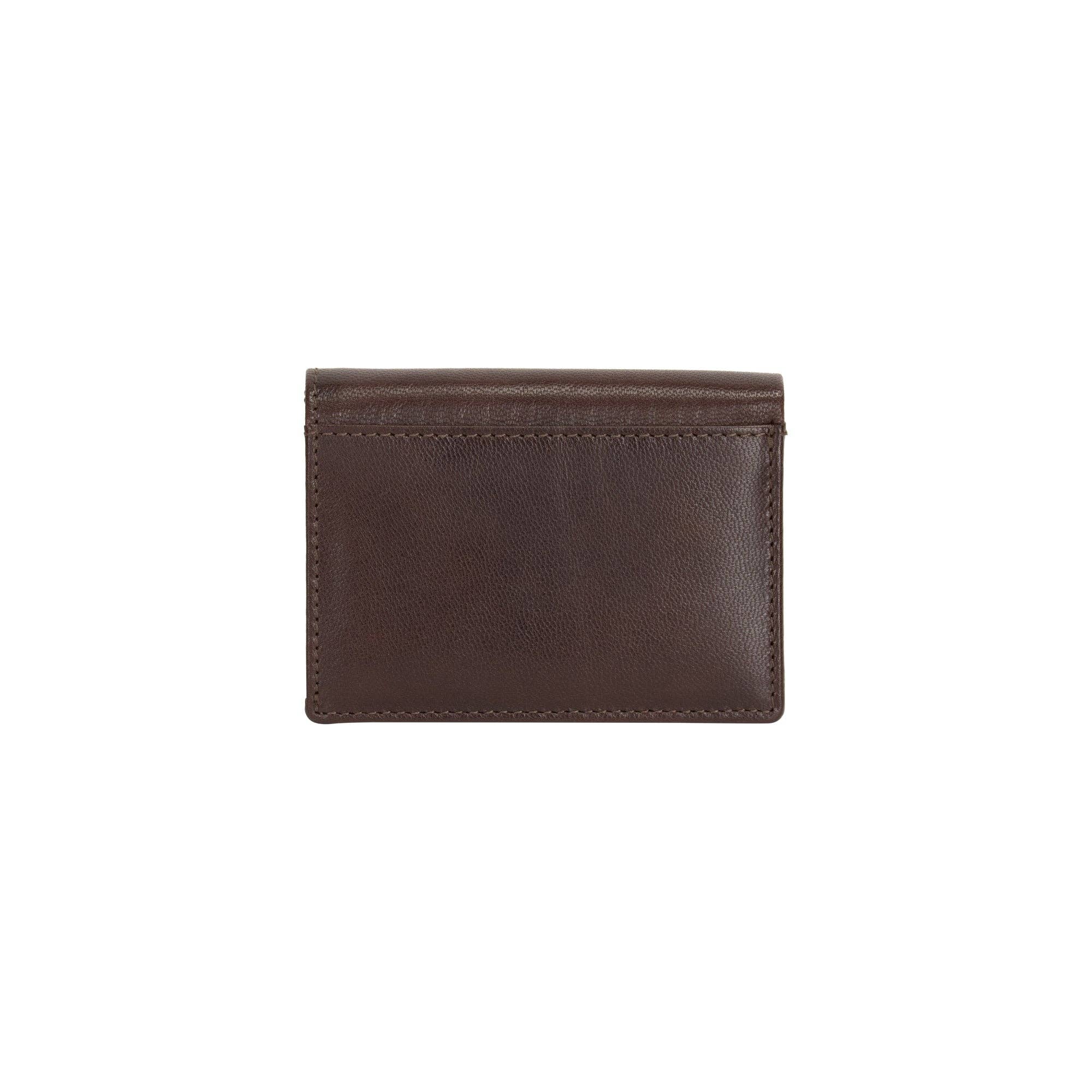 Credit Debit Leather Card Holder Freya - GW8001BRN