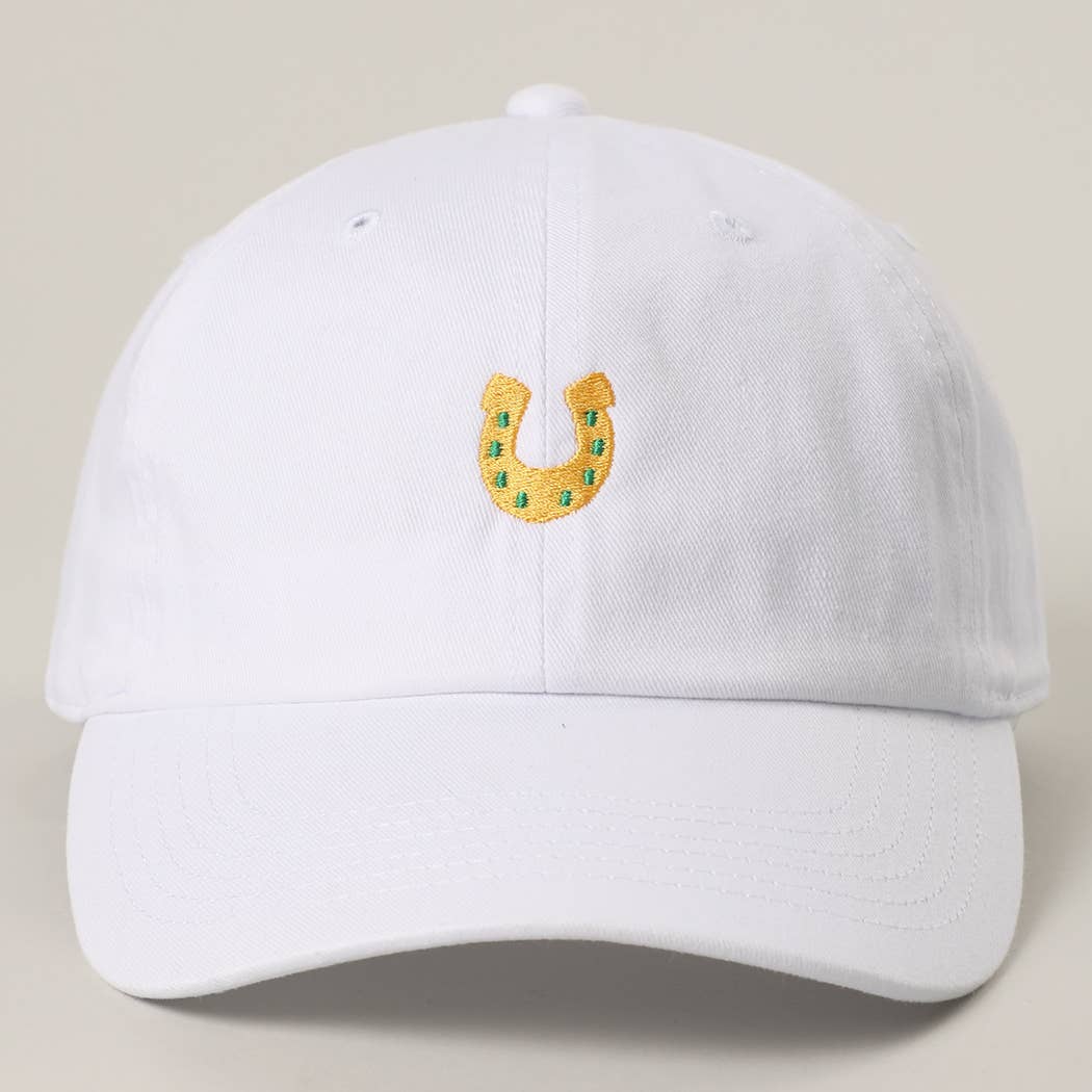 Mini Horseshoe Embroidery Baseball Cap