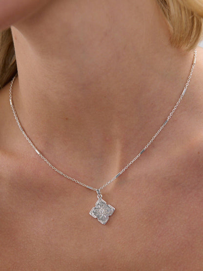Lori Sterling Silver Plated Charm Necklace