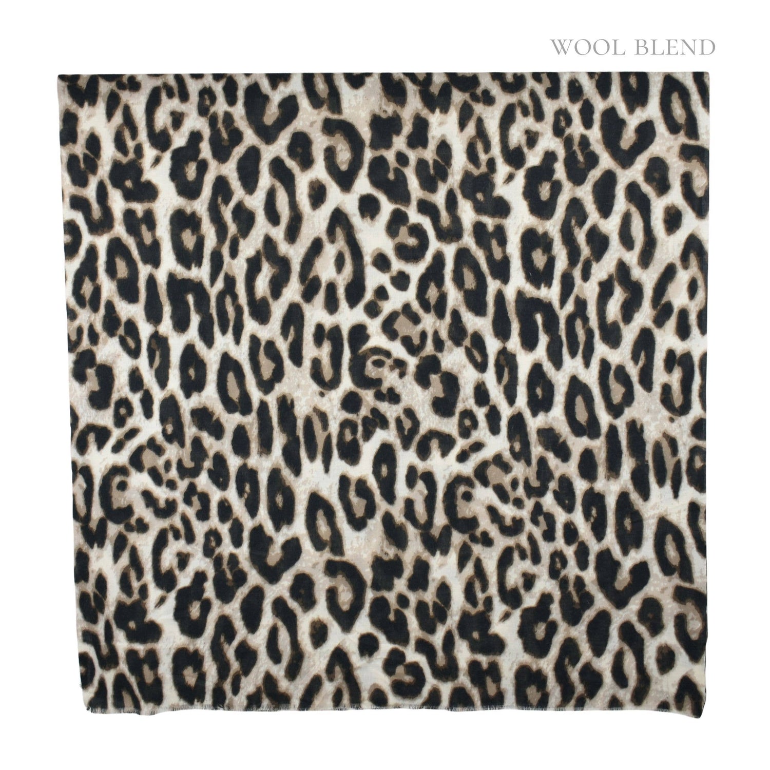 THSS2862: Beige: Lux Leopard Scarf
