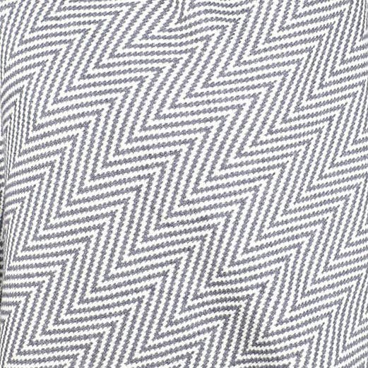 Grey: Herringbone w Button Poncho