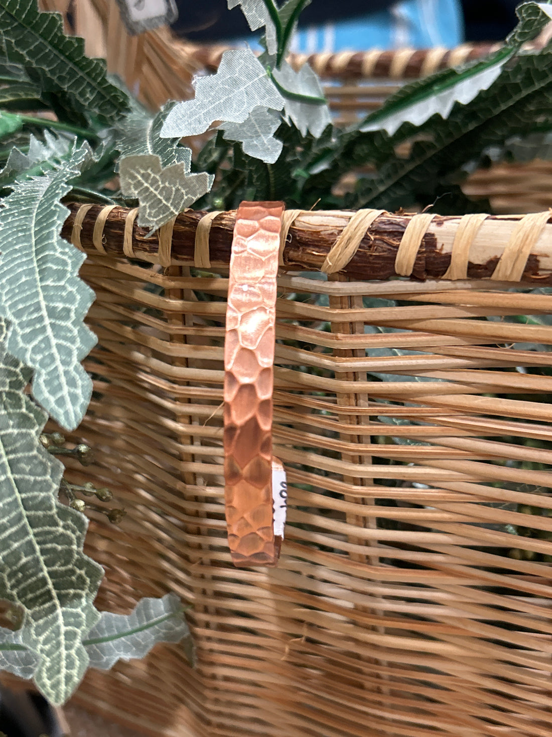 Copper Band Hammered