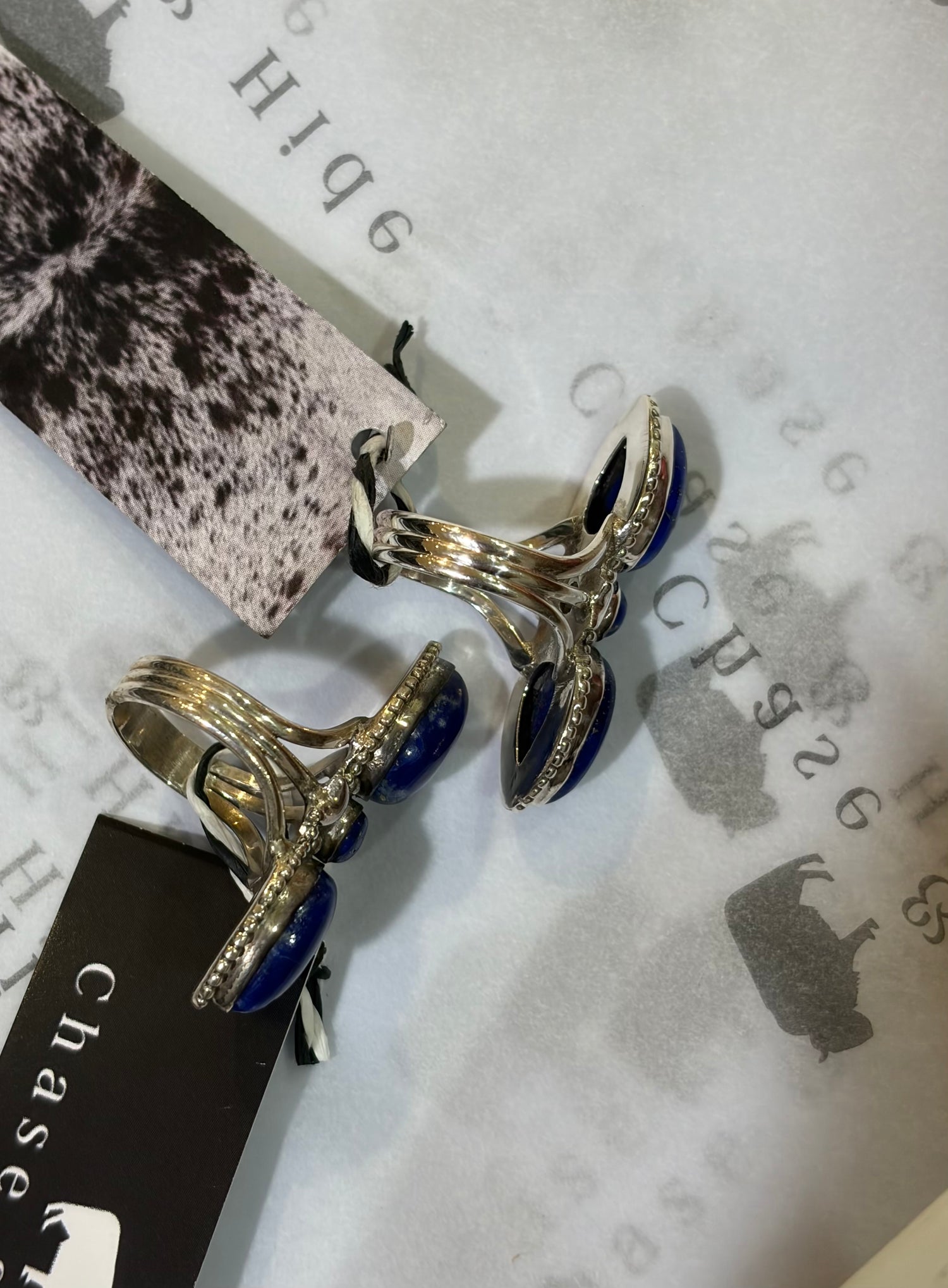 Lapis and Silver Ring 