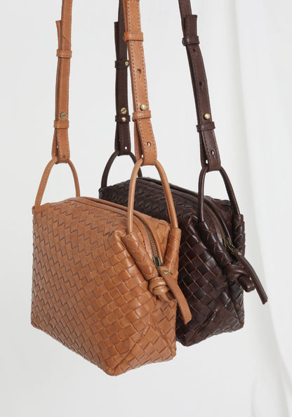 Leather Cross Body –Tan