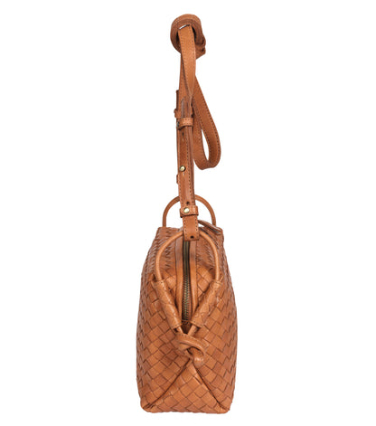 Leather Cross Body –Tan