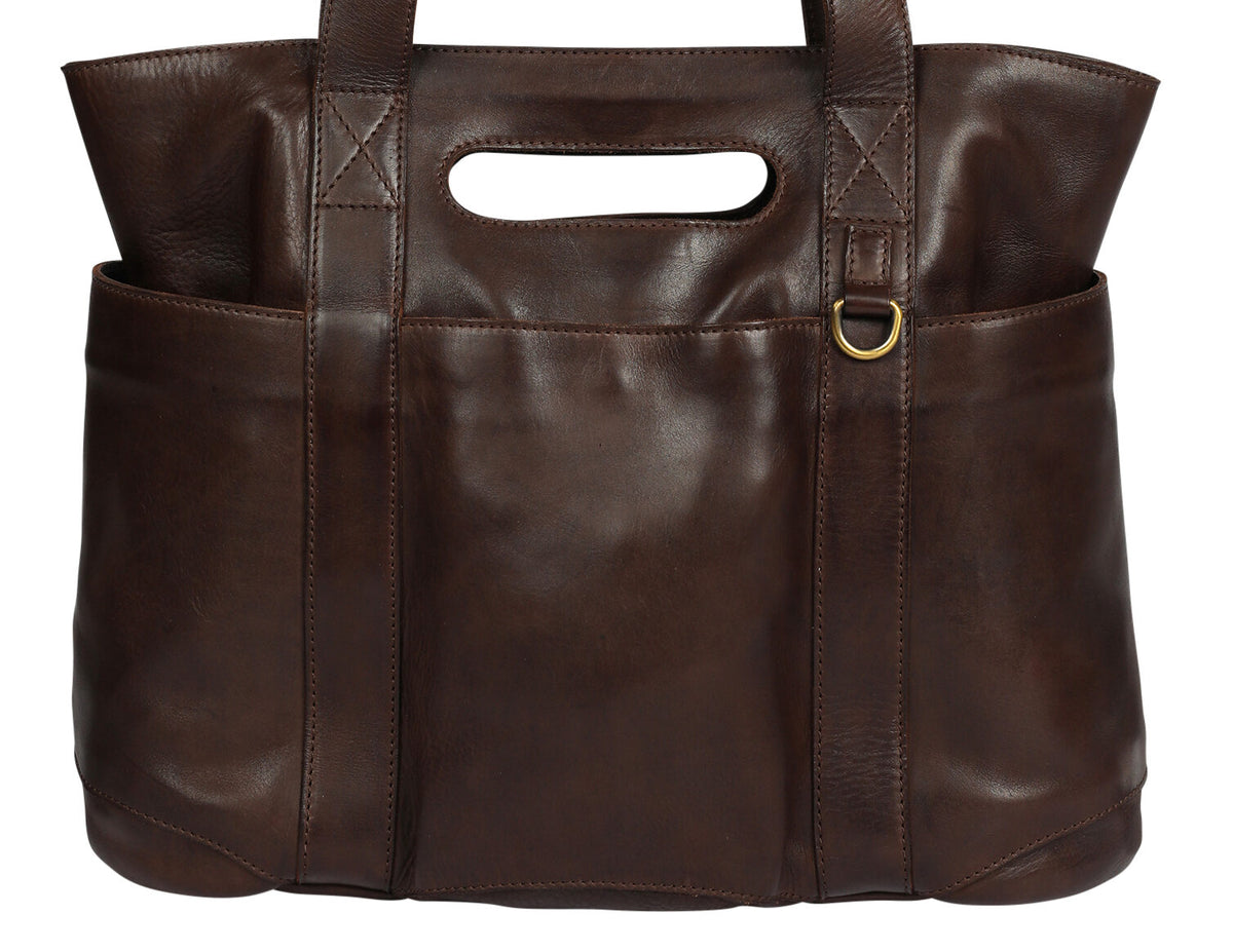 Ladies Leather Business Tote 