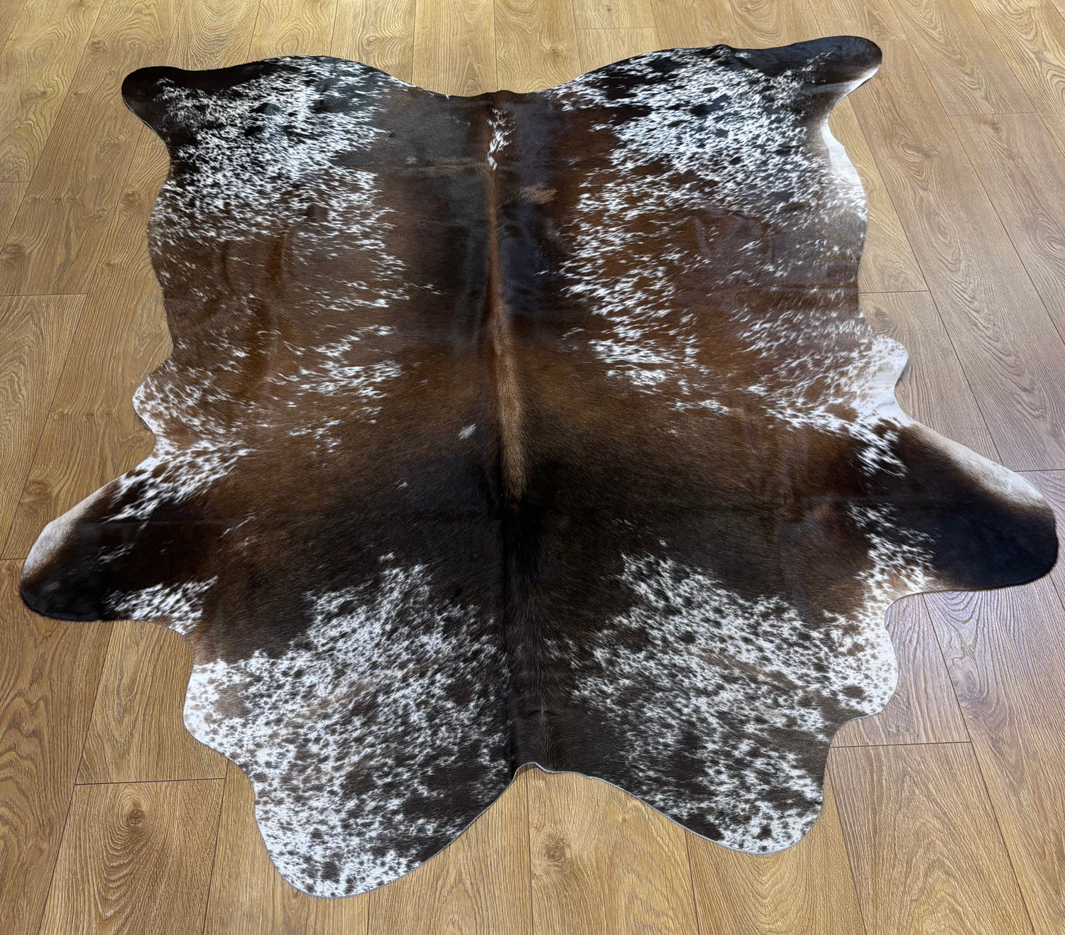 SOLD phone order : Cow Hide Rug 