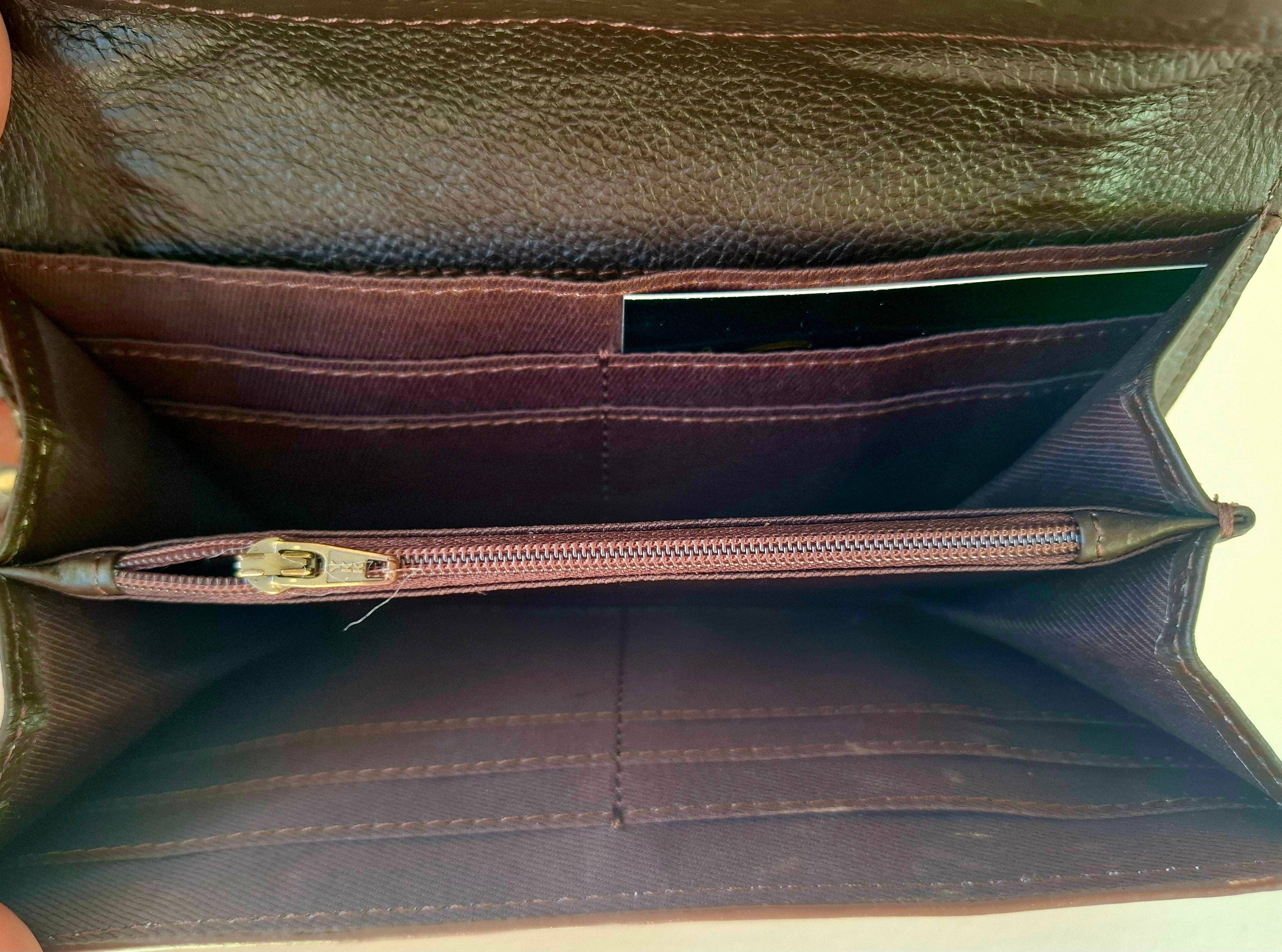 Genuine Cow Hide Clutch Purse