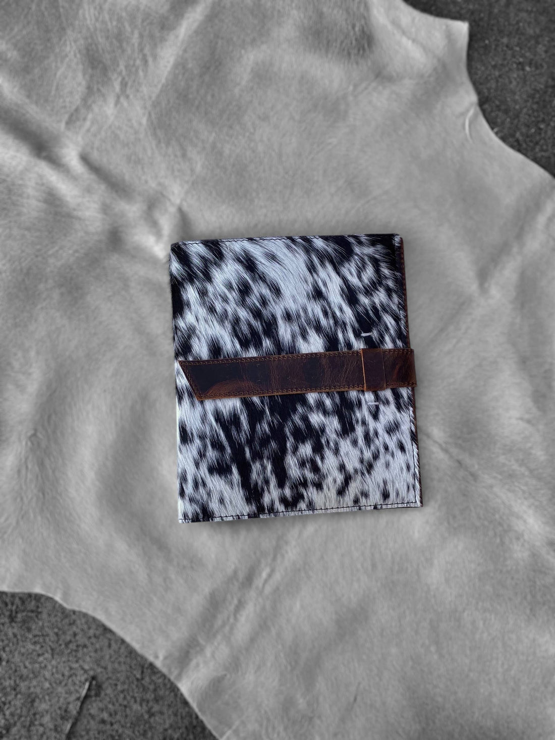 Cowhide Book Cover 