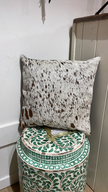 Hide and leather Cushion 