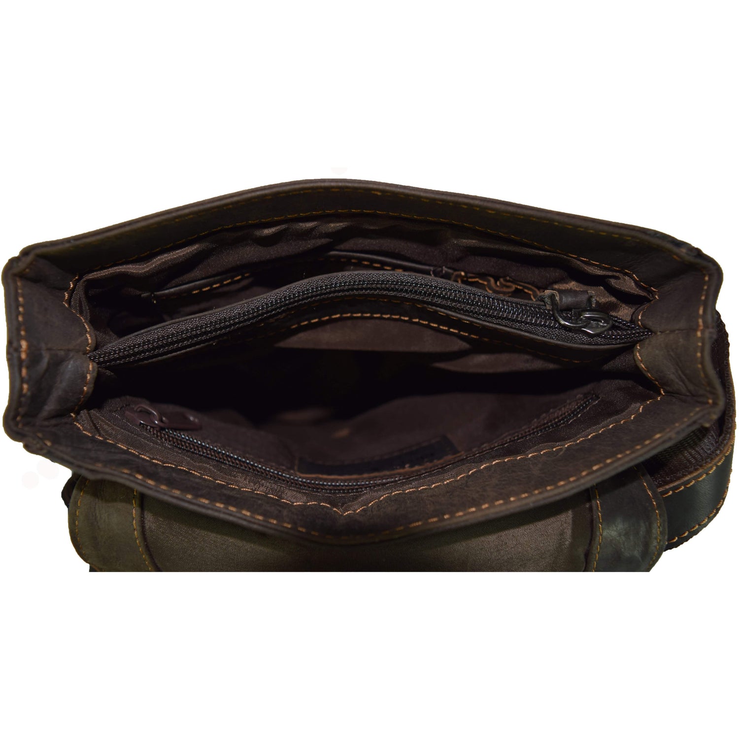 Leather Shoulder Crossbody Bag - 6307